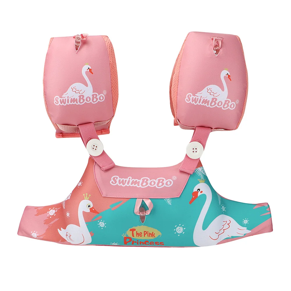 Swimbobo Children Arm Swim Ring Pink Inflatable Child Sleeve Armbands Floating Inflatable Kids Swimming Arm Float In Summer