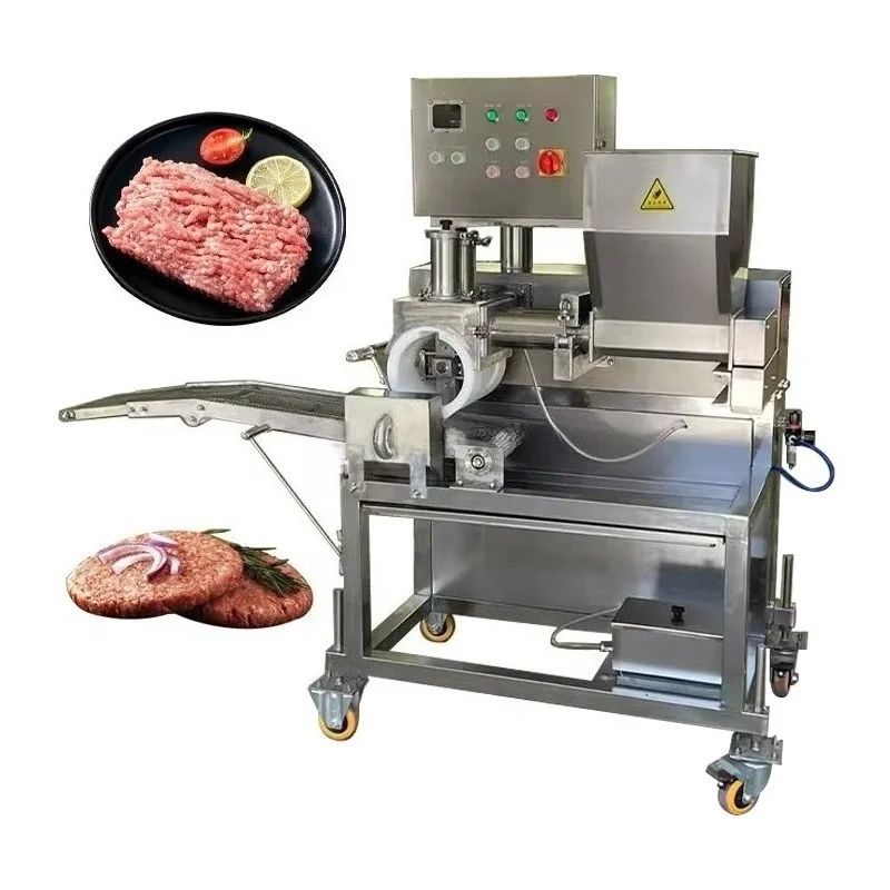 Customized Automatic Electric Meat Patty Forming Machine Commercial Hamburger Patty Maker For Restaurant Food Processing