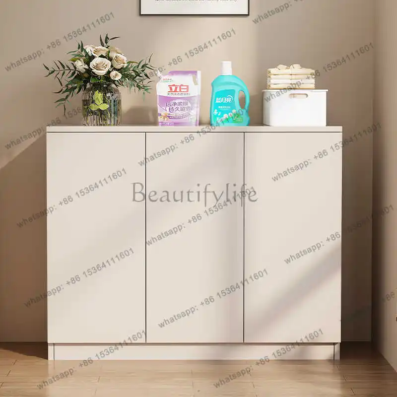 LD Storage Organizer Shoe Cabinet Mobile Wooden Slippers Vertical Modern Shoe Shelf Living Room Archivadores Entrance
