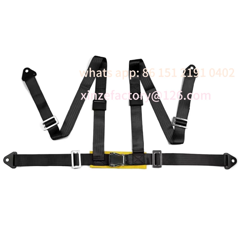 Customizable Factory supply safety car belt polyester 5 points racing seat belt wiring harness
