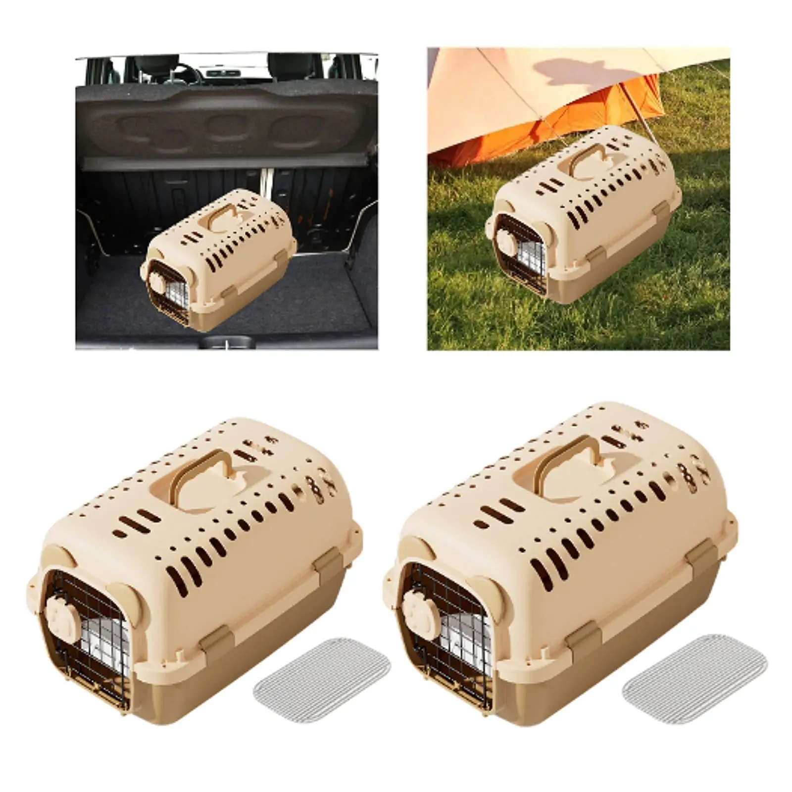 

Переноска для путешествий для собак, дышащая портативная клетка для кошек, жесткая транспортировочная коробка для переноски зоомагазина, езда на велосипеде, маленьких и средних собак, кемпинга