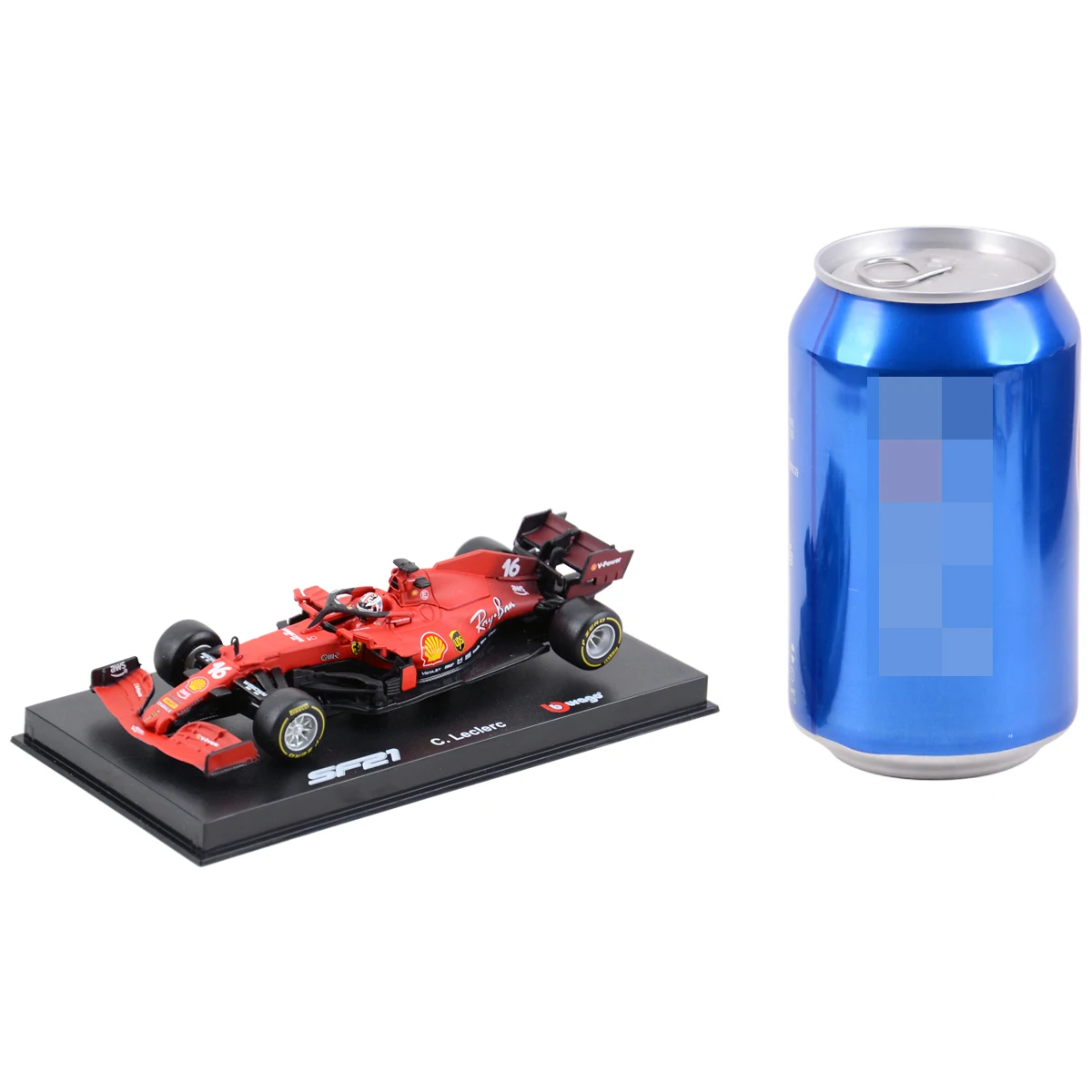 Bburago 1:43 ferrari 2021 sf21 #16 #55 f1 Formel Auto Druckguss Fahrzeuge Sammler modell Rennspiel zeug Acryl Box