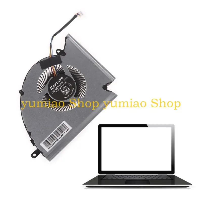 587B مروحة تبريد الكمبيوتر المحمول الجديدة لـ MSI GP76 LEOPard GE76 RAIDER PABD1A010SHR NOTERAITAR 12V 0.6A 4-PIN 4-WIRES