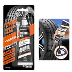50ml Waterproof High Temperature Resistant Tyre Repair Liquid Black Strong Rubber Glues Adhesive Glue Car Repairs Tools
