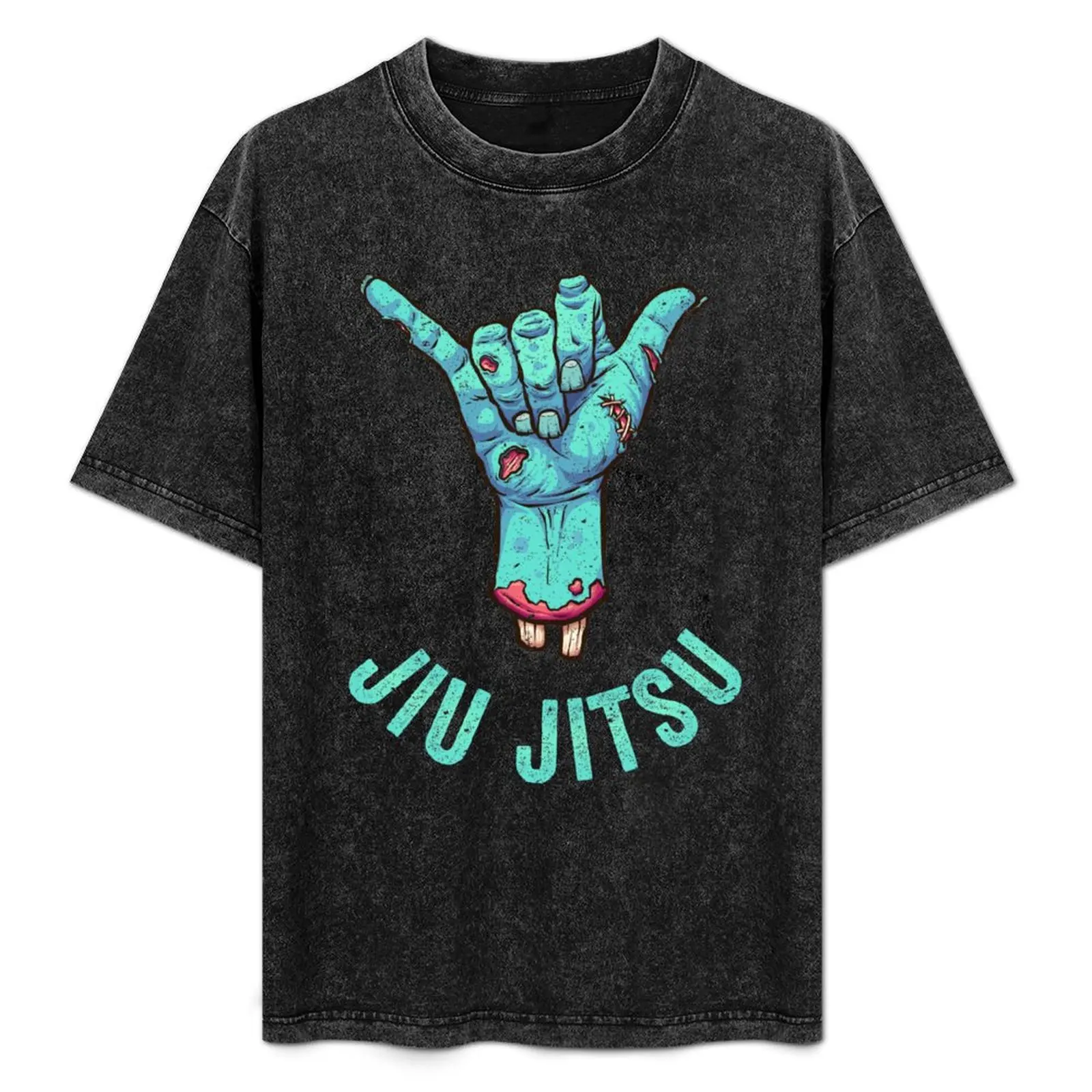 

Jiu Jitsu Shaka Zombi hand graphic T-Shirt Blouse croswit shirt man boys animal print mens cotton t shirts