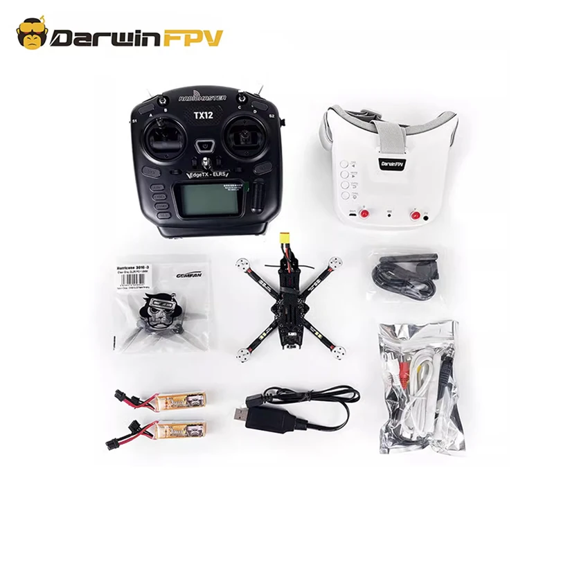 DarwinFPV RTF BabyApe Pro V2 FPV Drone Flight Control Quadcopter 142mm 3 Inch F4 OSD 15A AIO BLHeli_S Dshot600 40CH 200mW 700TVL