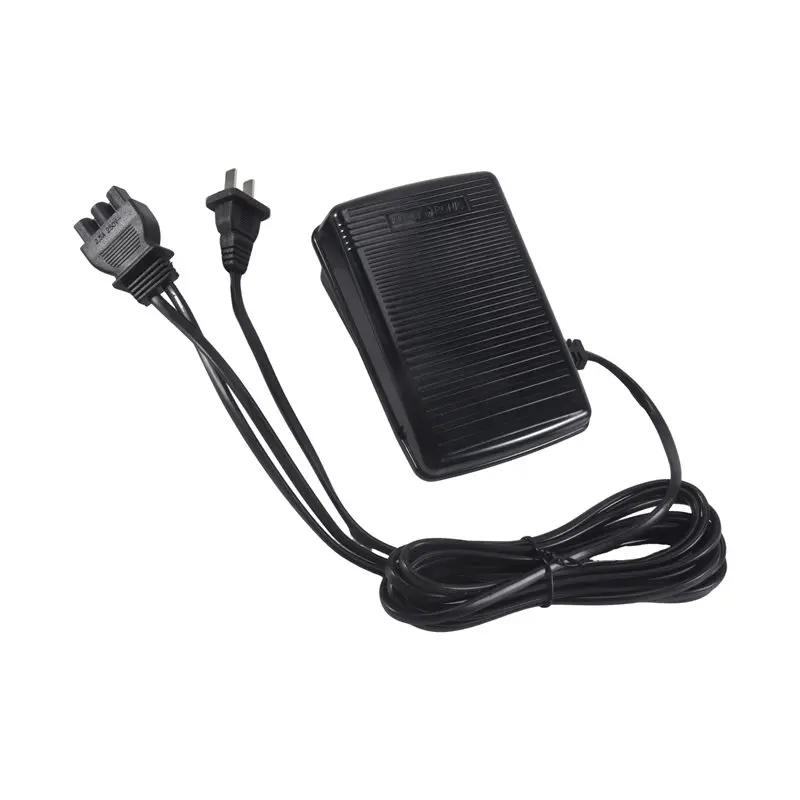 Cable de alimentación de repuesto para pedal de máquina de coser Singer, conector en forma de D para Singer 4452 4443 4432 4423 150S, enchufe estadounidense, altamente recomendado.