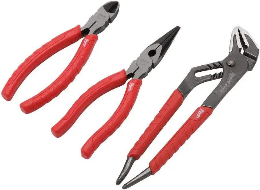 Milwaukee Pliers Set Alloy Stl 3pk