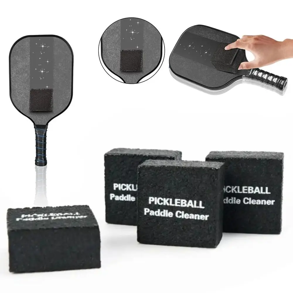 Gumka do czyszczenia rakiet pickleball, szybka, skuteczna, łatwa w użyciu, usuwa pozostałości, czyścik do włókna węglowego, czyścik do zadrapań.