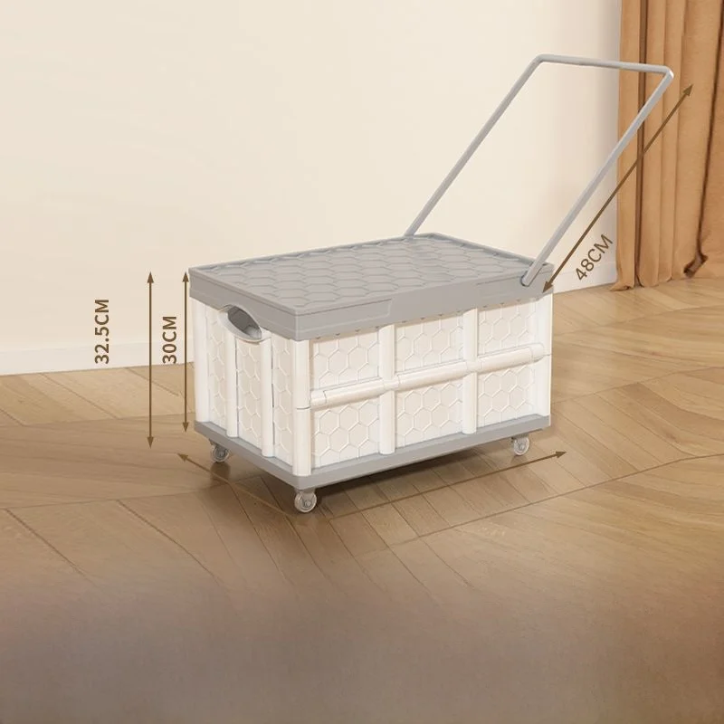 キャンプカー-トランク収納ボックス-寮用-スタッカブル-アウトドア-フィッシングオーガナイザーボックス-ローラー付き-減圧設計-北欧スタイル