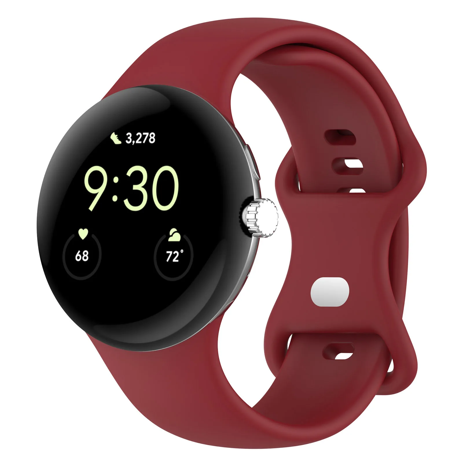 Silikonarmband für Google Pixel Watch 4 3 41mm 2, Ersatz-Sportarmband, Smartwatch-Armband, Correa für Google Pixel Watch.