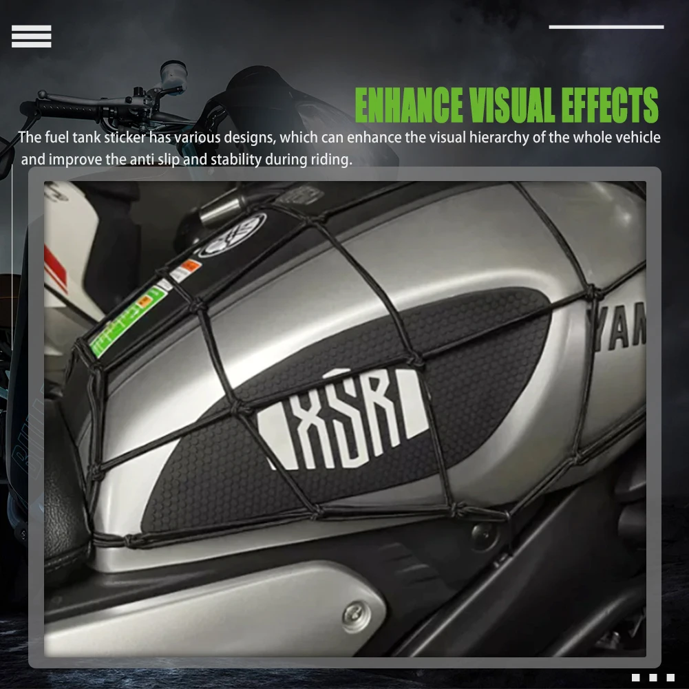 야마하 XSR155 XSR125 XSR 155 125 2019 2020 2021용 오토바이 액세서리 연료 탱크 스티커 패드 보호 커버 데칼