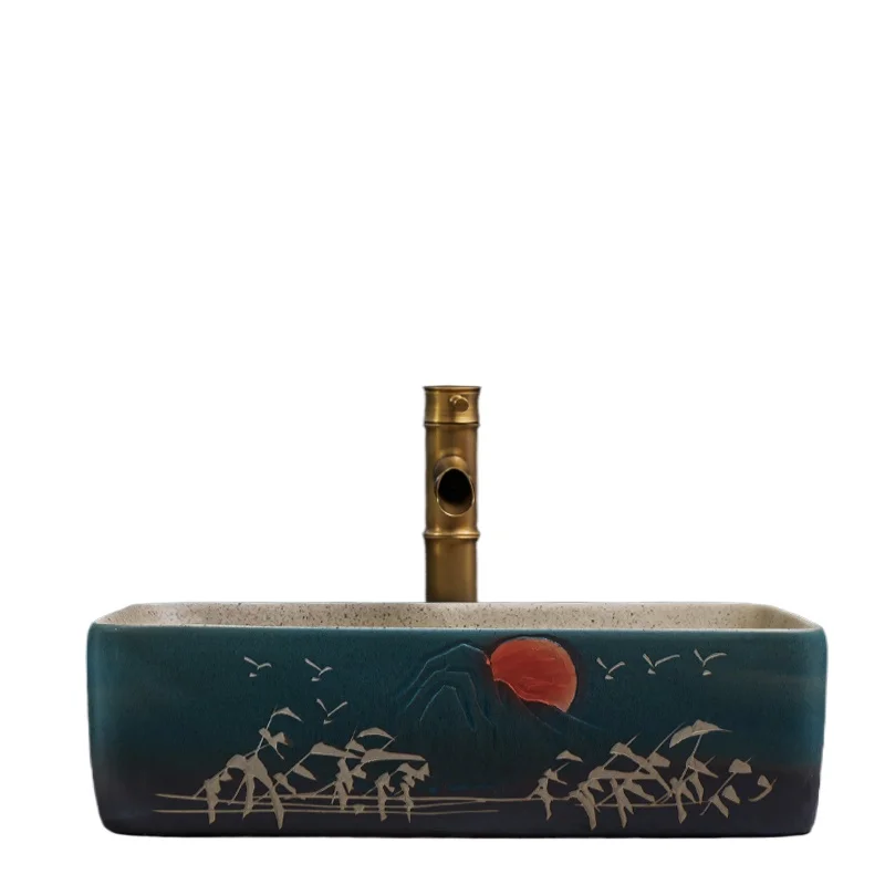 Retro Ceramic Washb… - image