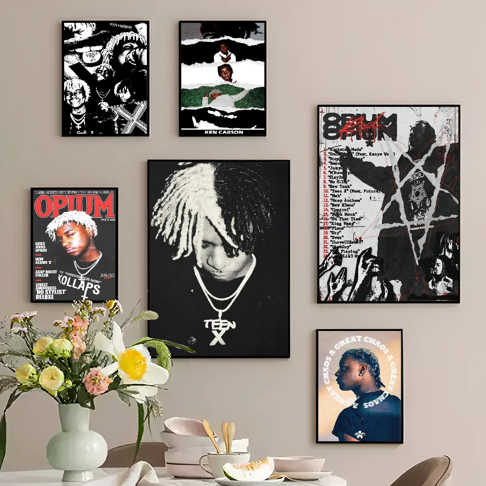 Rapper Ken Carson A Great Chaos Good Quality Prints and Posters HD Quality Poster Wall Art Painting Study Home Decor