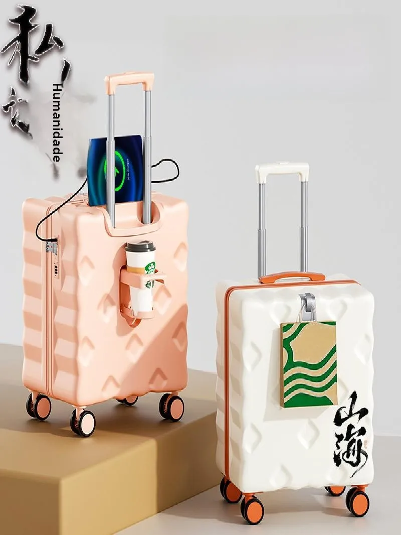 small-20-inch-18-inch-carry-on-suitcase-for-travel-with-password-lock-pull-rod-male-and-female-models-airline-approved-luggage