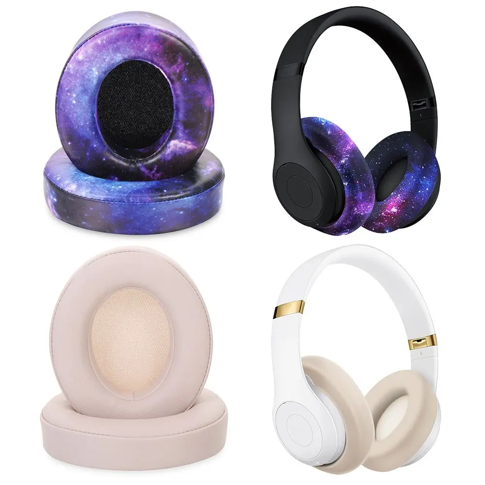 1 Pair Replacement Ear Pads Earmuffs Ultra-soft Sponge Cushion For Beats Studio 2 3 Wired Wireless Headphone Accessories Hot