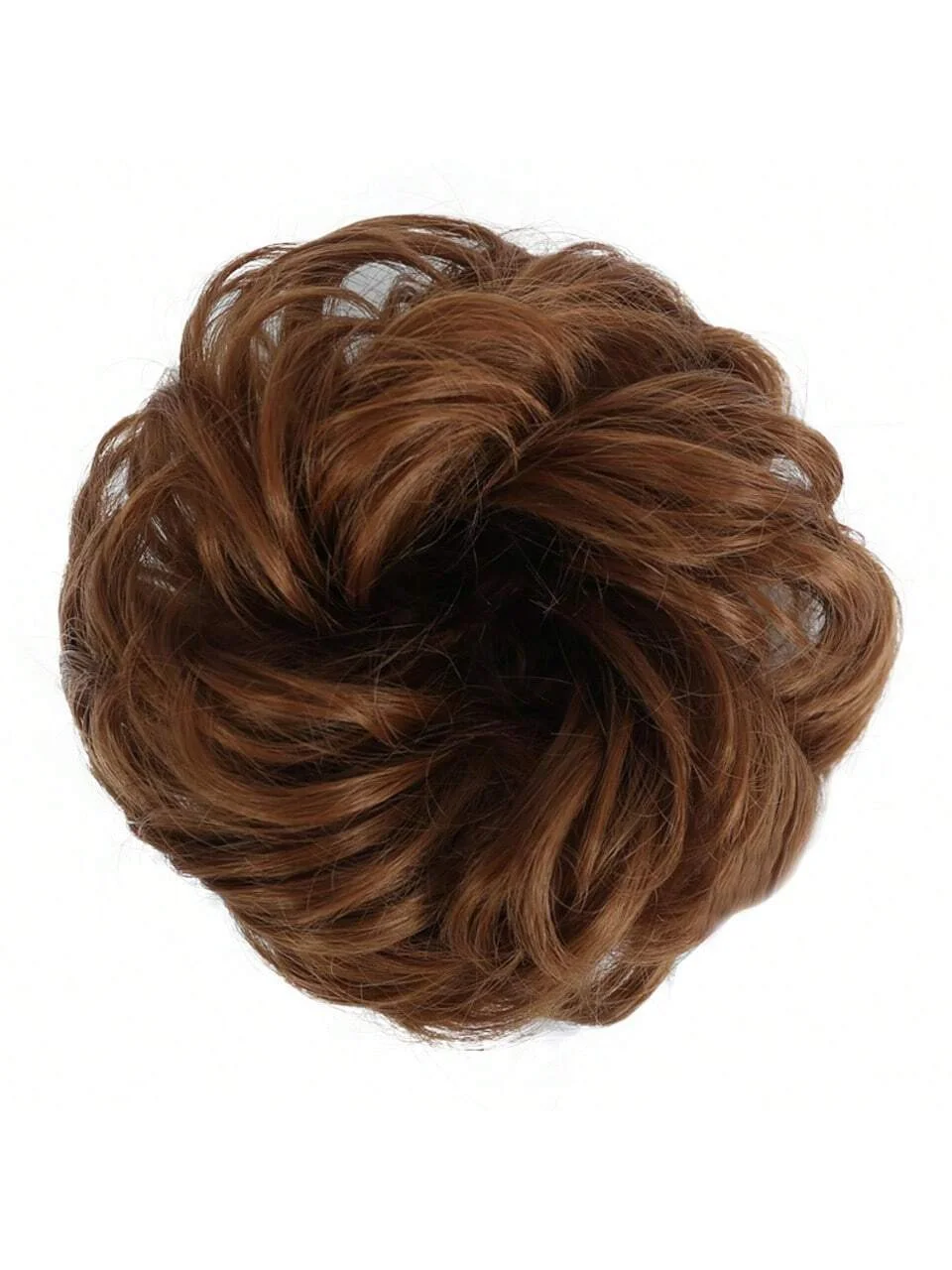 Mehrfarbiger Blütenknospen-Haarring, faules lockiges, flauschiges Haar, Ball-Zubehör für synthetische Perücke, personalisierte Haarmode – Detail 2