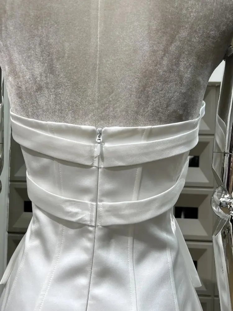 2025 New Fashion 3D Bow Women Elegant Party Dress Slim Fashion Birthday Evening Prom Gowns Short Backless Club Dresses Vestido