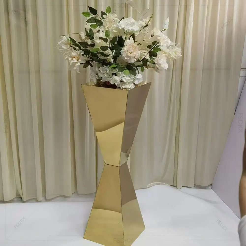FSDKX Factory Wholesale Iron Cuboid Dessert Counter Dessert Table Stand Wedding Decorations for Event and Party Backdrop