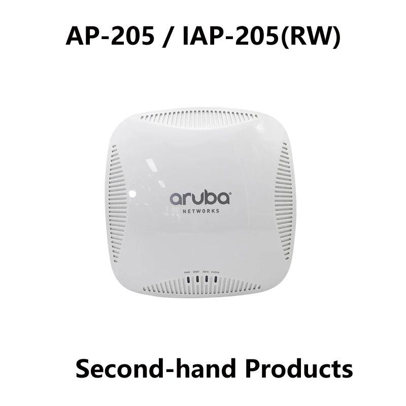 

Aruba Networks IAP-205(RW) / AP-205 Used AP, Instant 802.11AC WiFi 5 Dual radio integrated antennas Wireless Access Point