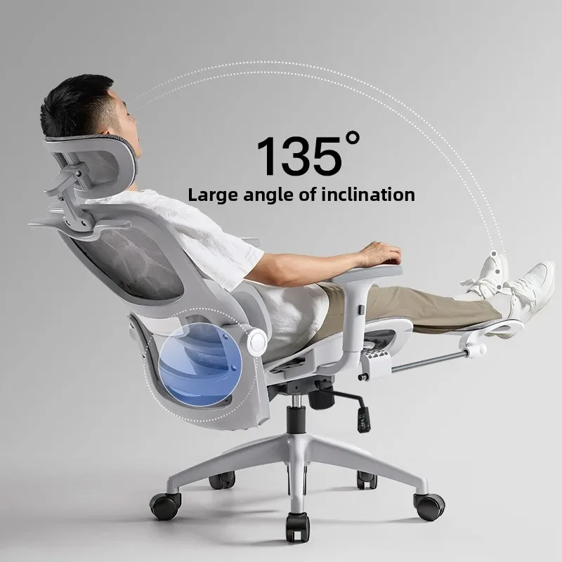 Multi-functional Chair Office Chair Computer Chair Recliner Chair Nap Ergonomic Chair Chair Swivel Chair E-sports Chair view 3
