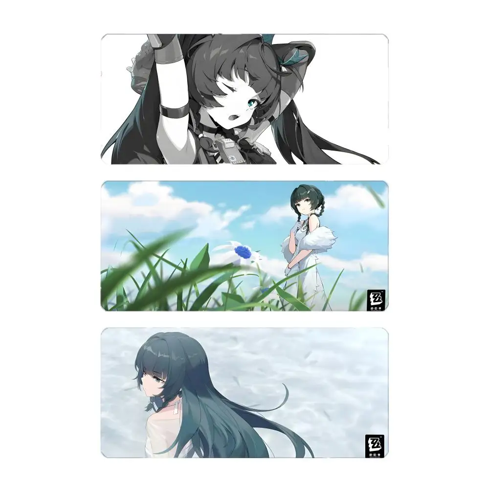 game character Zenless Zone Zero Qingyi Mouse Pad Large Gaming Mousepad with Stitched Edges Thickened Desk Mat PC