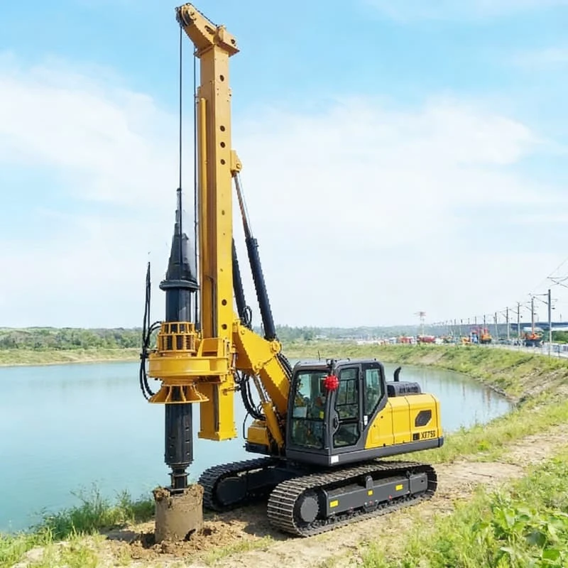 Crawler Mounted Bore Rig Hydraulic for Super High Rise Building Deep Excavation Mega Column Pile Driving Customized Hot Sale