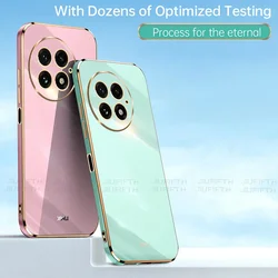 For OnePlus 13 5G Case Plating TPU Gel Cases Anti-shock Ultra Slim Chromed TPU soft Case One Plus 1 + 12 11 12R 11R R OnePlus13