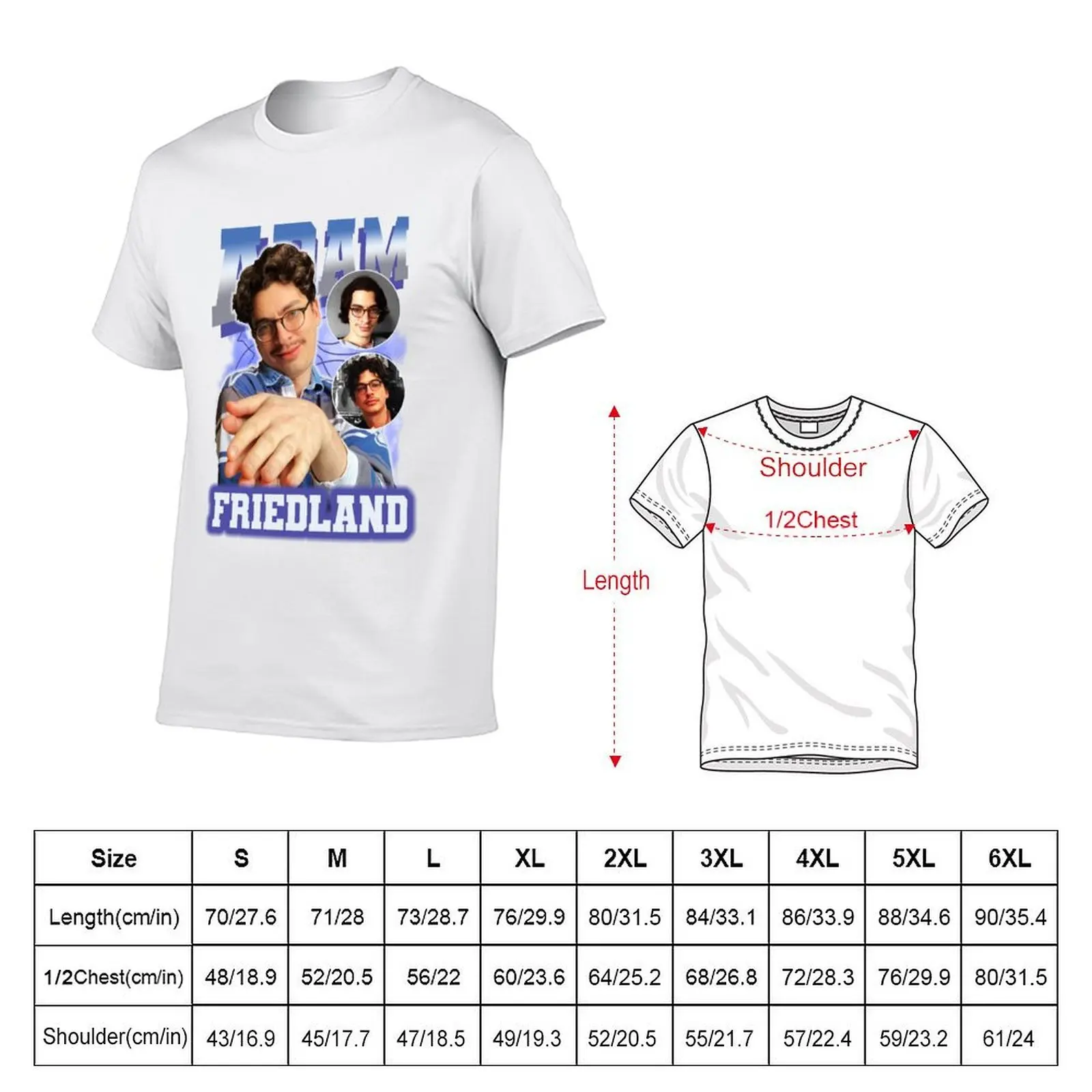 Adam Friedland T-Shirt t shirts for man graphic vintage g man t shirts for men t shirt man designer T-Shirt