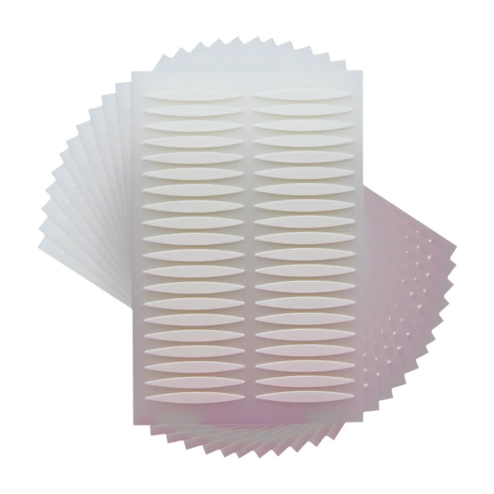 Dubbele ooglidtape-stickers Natuurlijk onzichtbaar met Y-vork voor ongelijke, doorhangende, enkele ooglid-ooglidlifterstrips Oogliftstrips