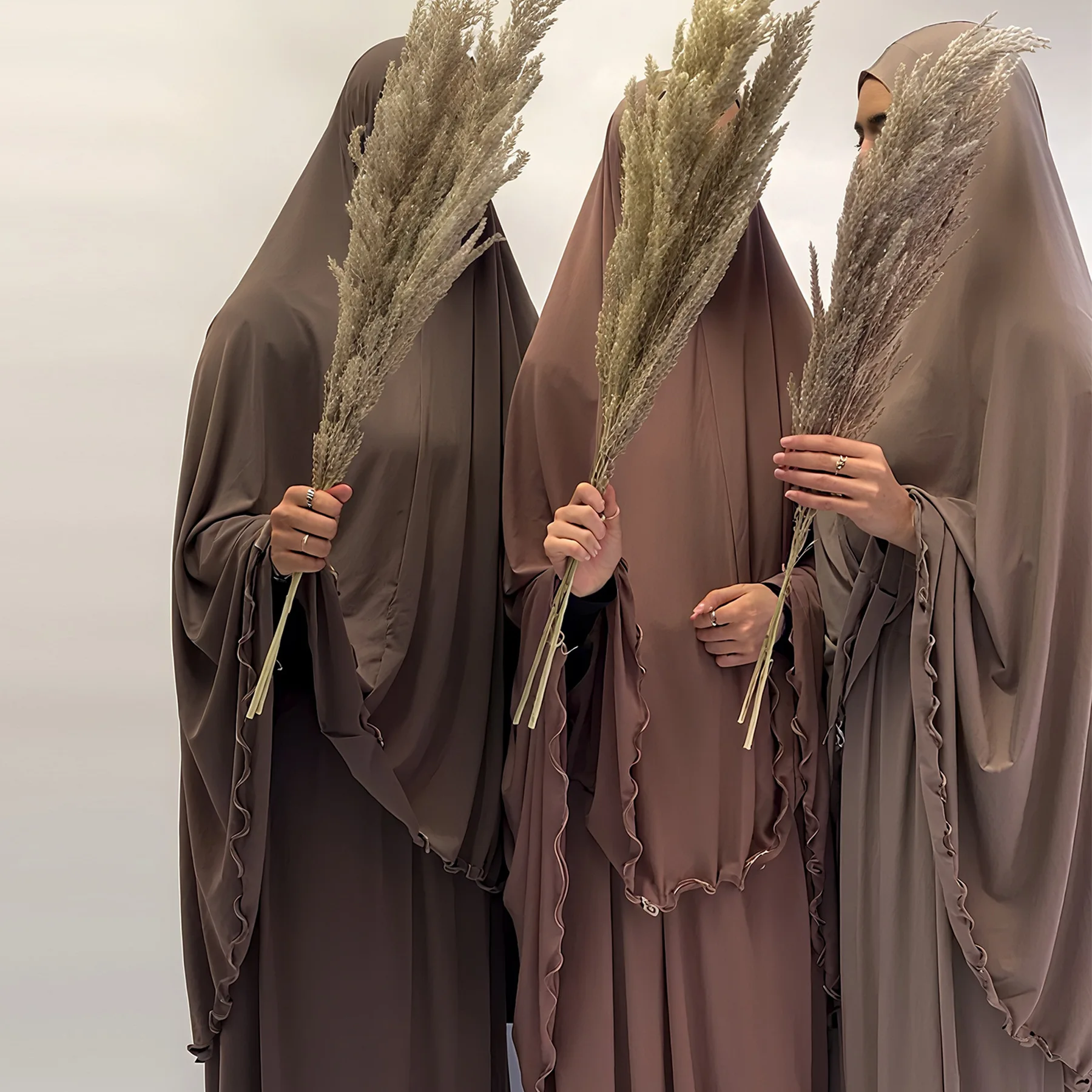 

Eid Djellaba Muslim Women Khimar Set Hijab Abaya Dress Islamic Prayer Clothes Turkey Kebaya Robe Jalabiya Ramdan Kaftan Musulman