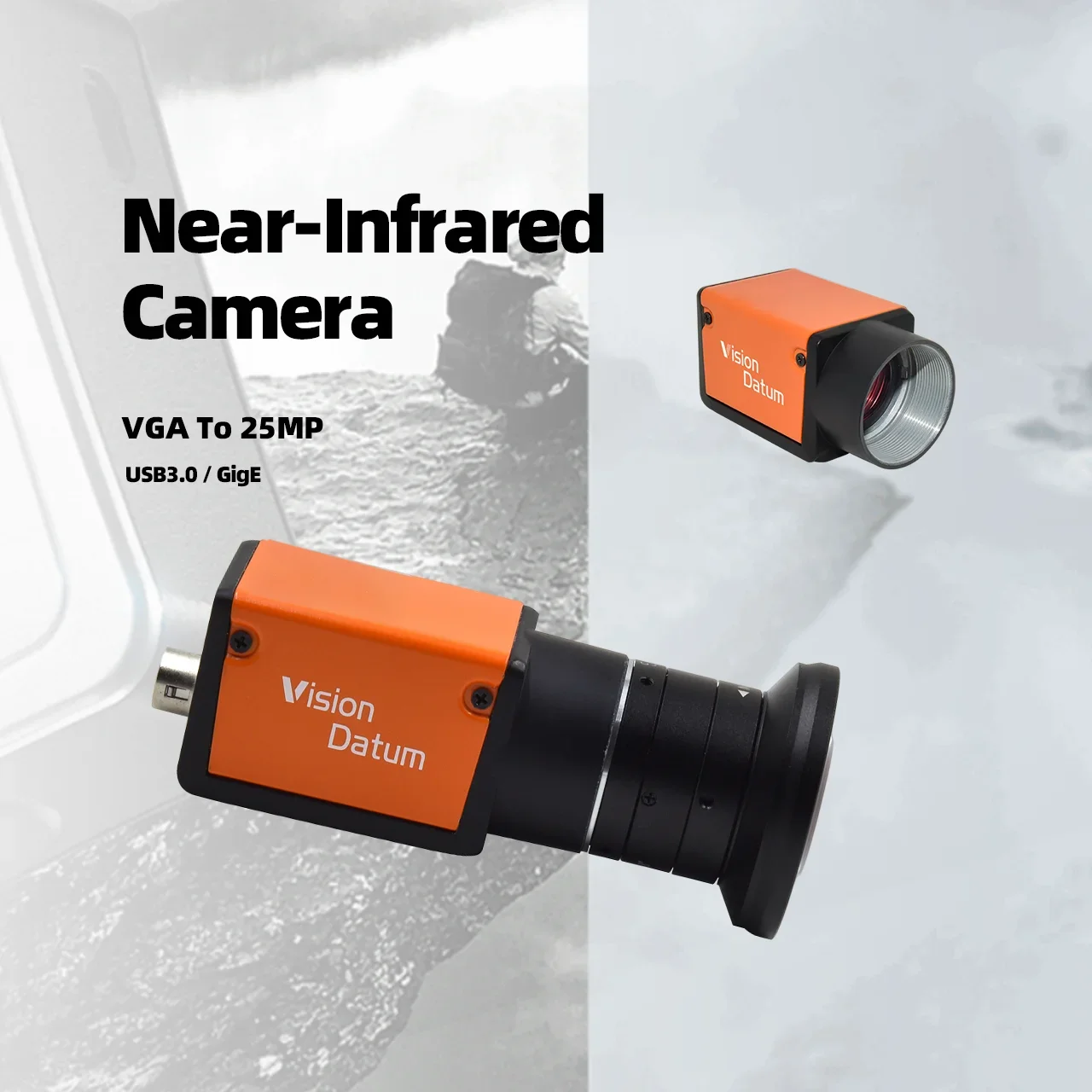 50fps Multispectral Near Infrared Camera PYTHON 2000 300 to 1100 nm Spectrum for Biology Fluorescence Imaging