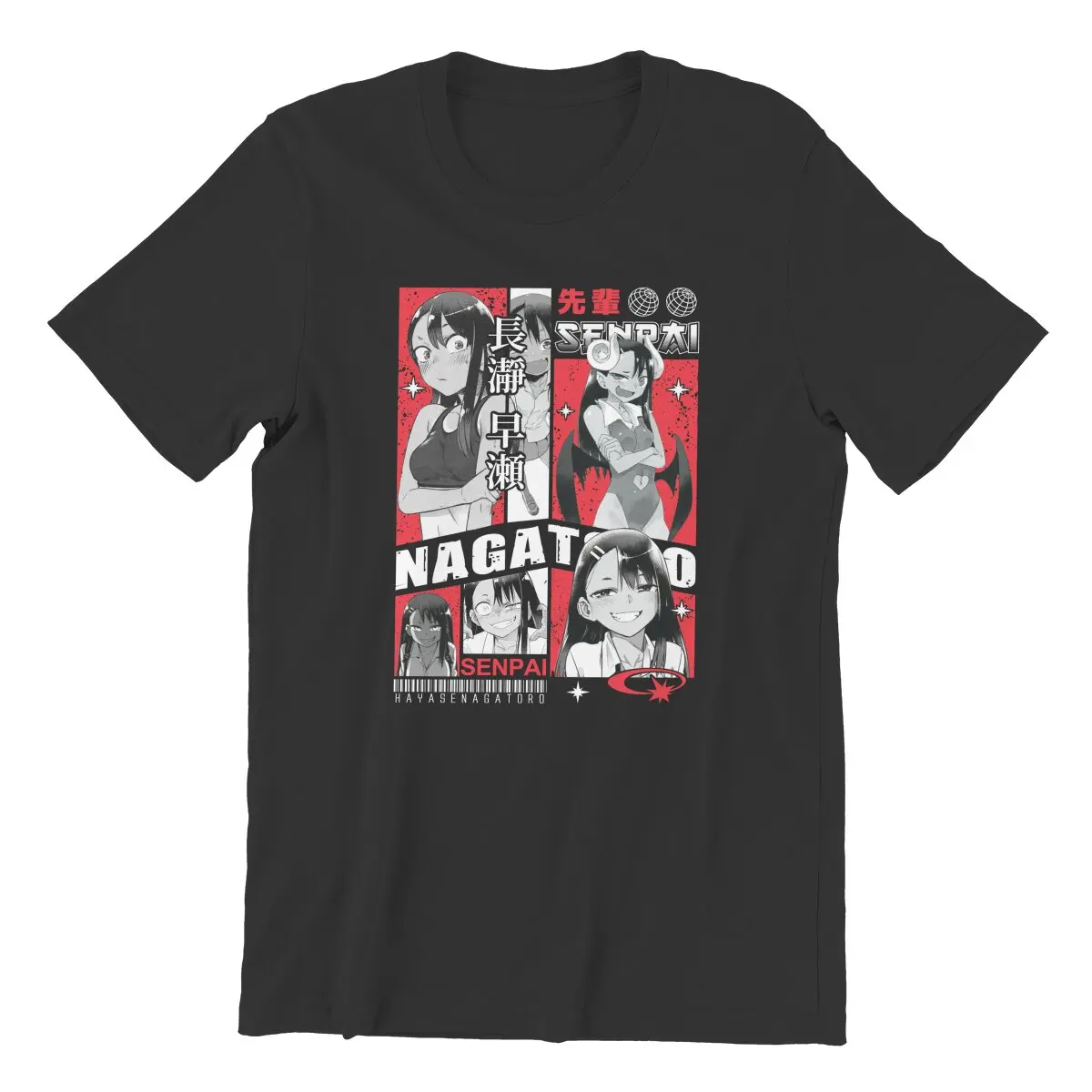 Senpai Nagatoro Manga Please dont bully me nagatoro Dont toy with me miss nagatoro Anime T Shirt for Men 100% Cotton Gift Idea