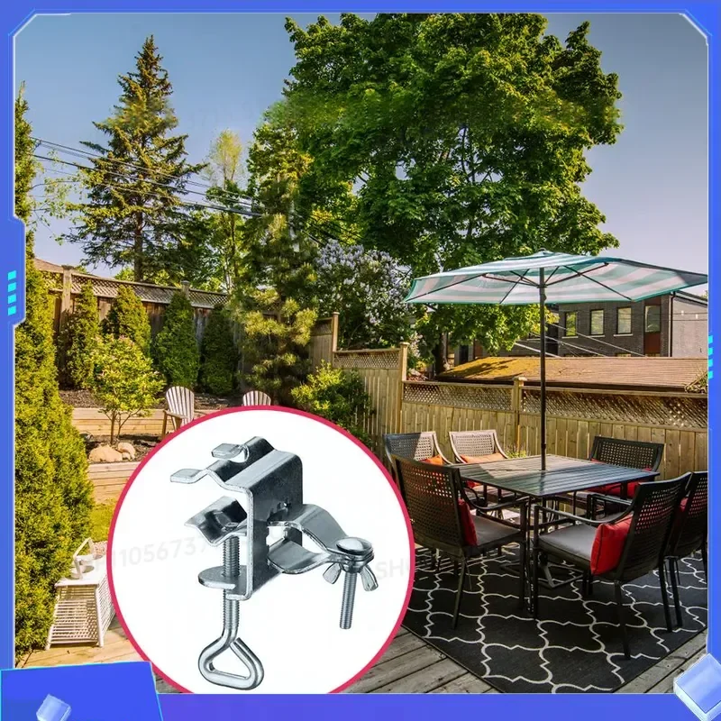 for Balcony Umbrella Holder Parasol Table Clamp Patio Beach Umbrella Stand for Parasols 24mm-32mm Diameter Adjustable