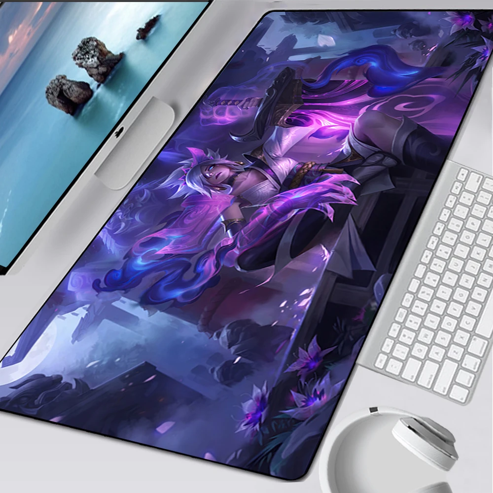 League of Legends Riven Large Gaming Mouse Pad Computer Mousepad PC Gamer Mouse Mat Laptop Mouse Carpet Keyboard Mat Desk Pad