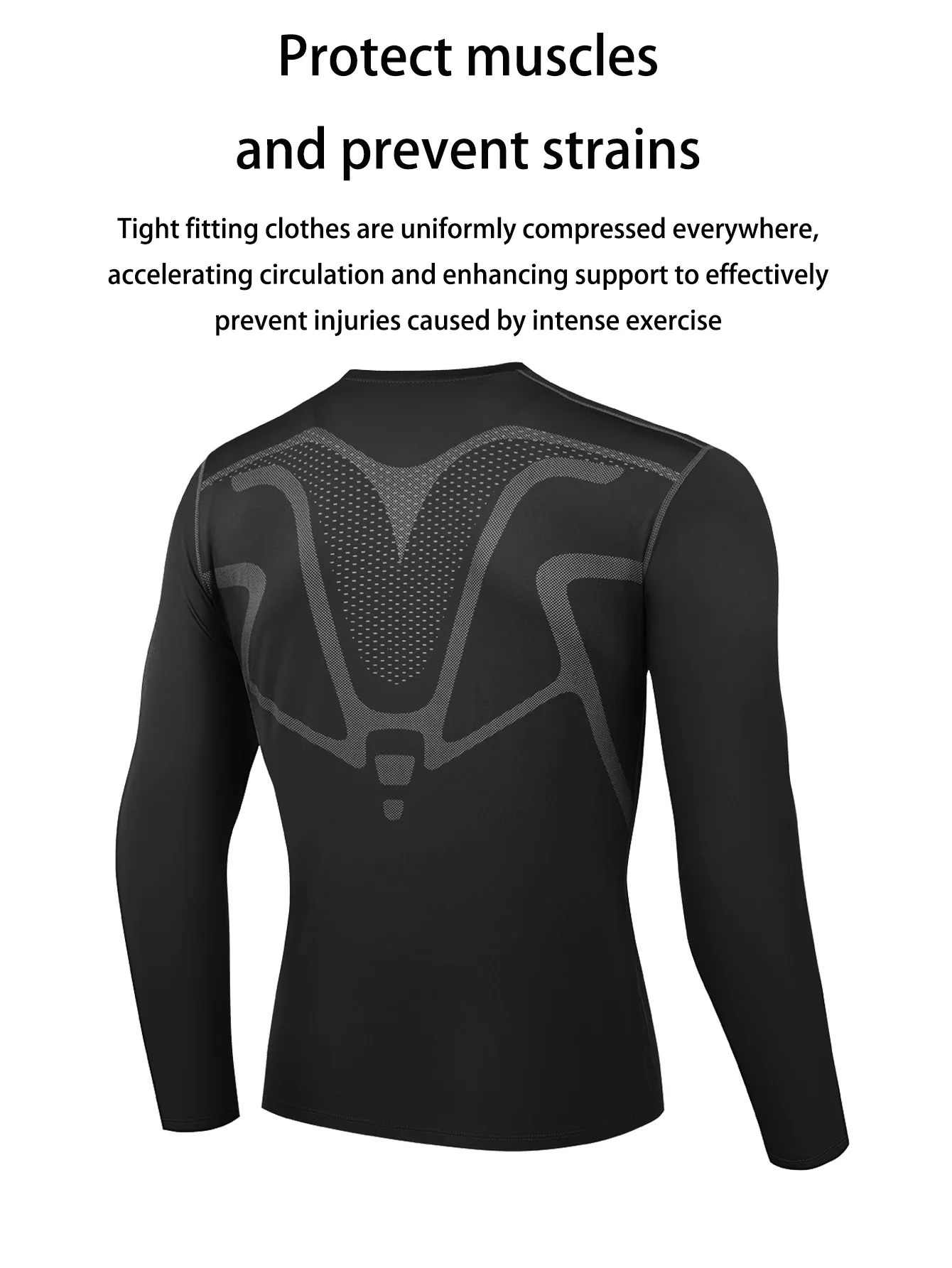 

Quick dry tight clothing long sleeve, basketball running training fitness men's sports underwear base T-shirt