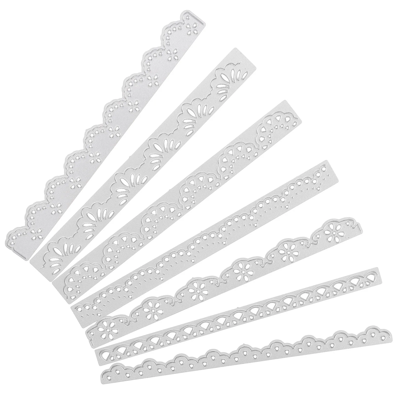 

7pcs Lace Edge Cutting Mold for Scrapbooking Card Making DIY Projects Decorative Dies Stencils Metal Crafts Storage