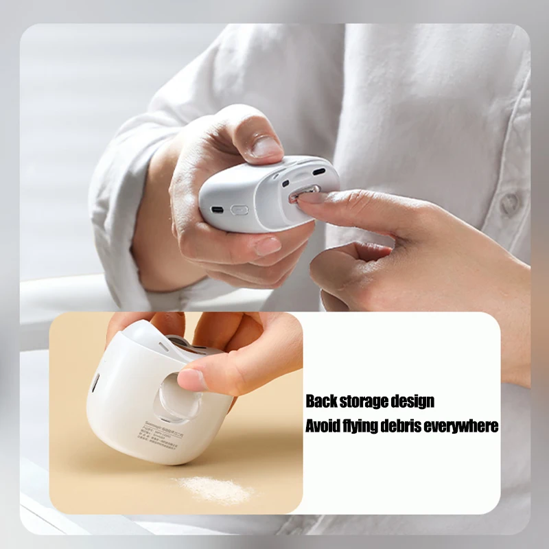 مجموعة ماكينة قص الأظافر الكهربائية ومزيل طلاء الأظافر من Seemagic مع زيت حافة الإصبع - صندوق هدايا للاستخدام المنزلي للعناية بالأظافر