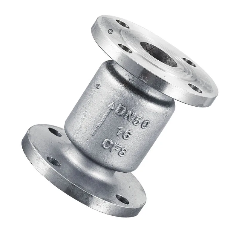 304 Stainless Steel Vertical Check Valve Flange One-way Non-return Valve Lift Type Reverse Check Valve DN25-DN50 H42W-16P