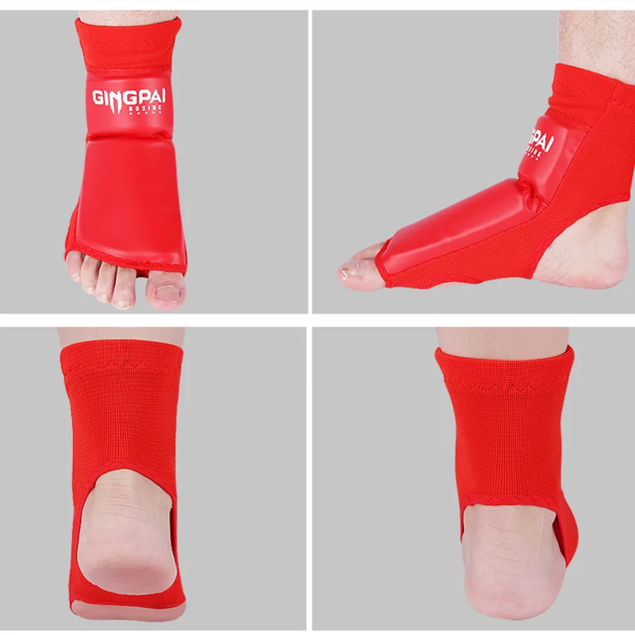 New Hotsale Boxing Instep Guard for Adult Child Professional MMA Ankle Support TKD Muay Thai Sport Socks Foot Protector Pads