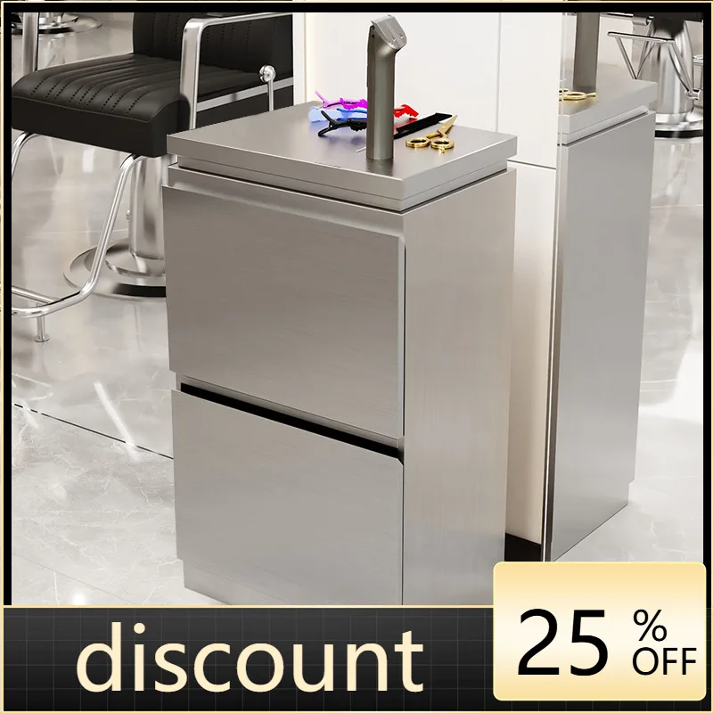 LMM Barber Shop Stainless Steel Tool Cabinet Beauty Salon Hair Salon Special Locker