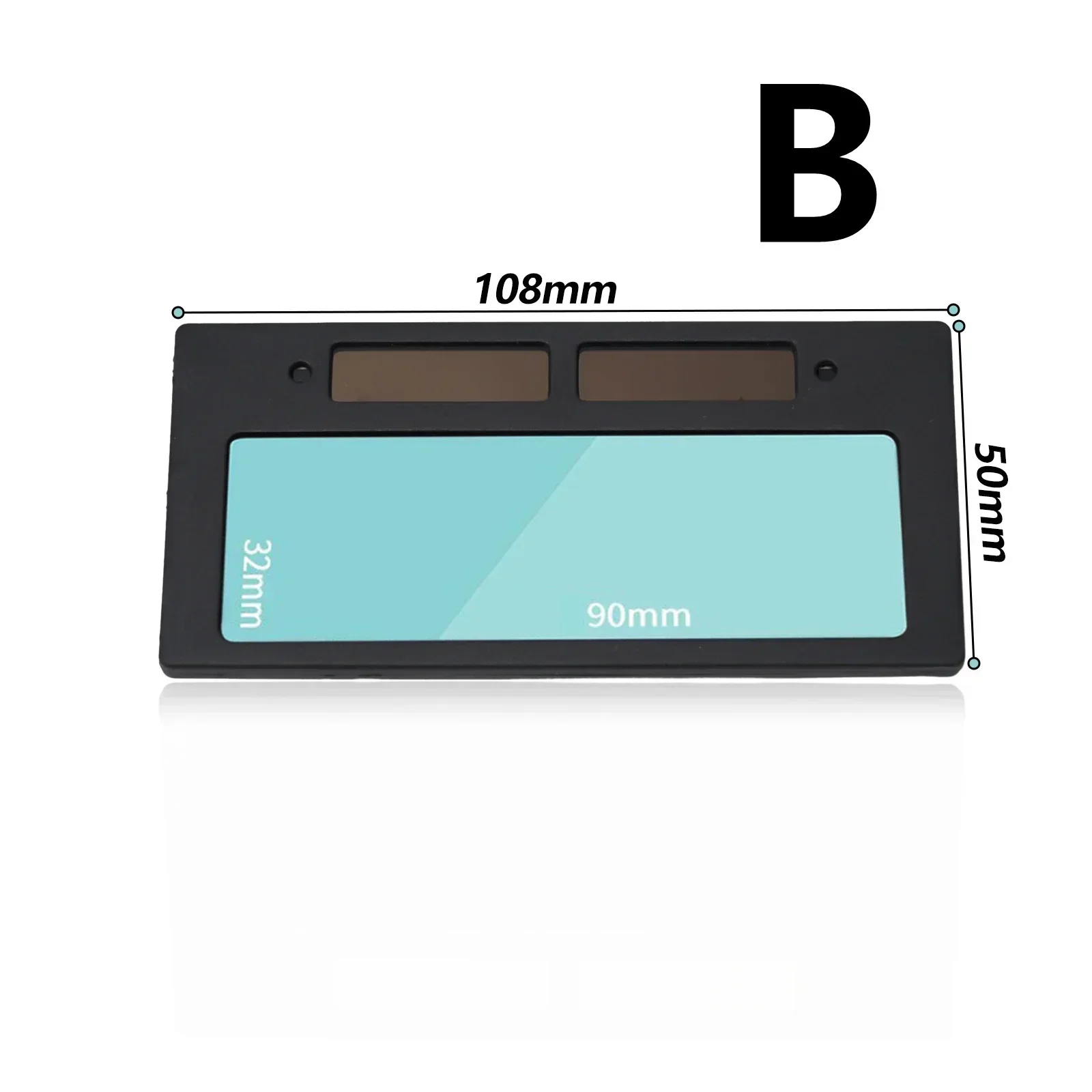 자동 다크닝 용접 렌즈, LCD 감광성 렌즈, 태양 안경 용접기 보호 렌즈, 용접 보호 부품, 용접면, 용접 안경, 용접보호, 10.8x5cm