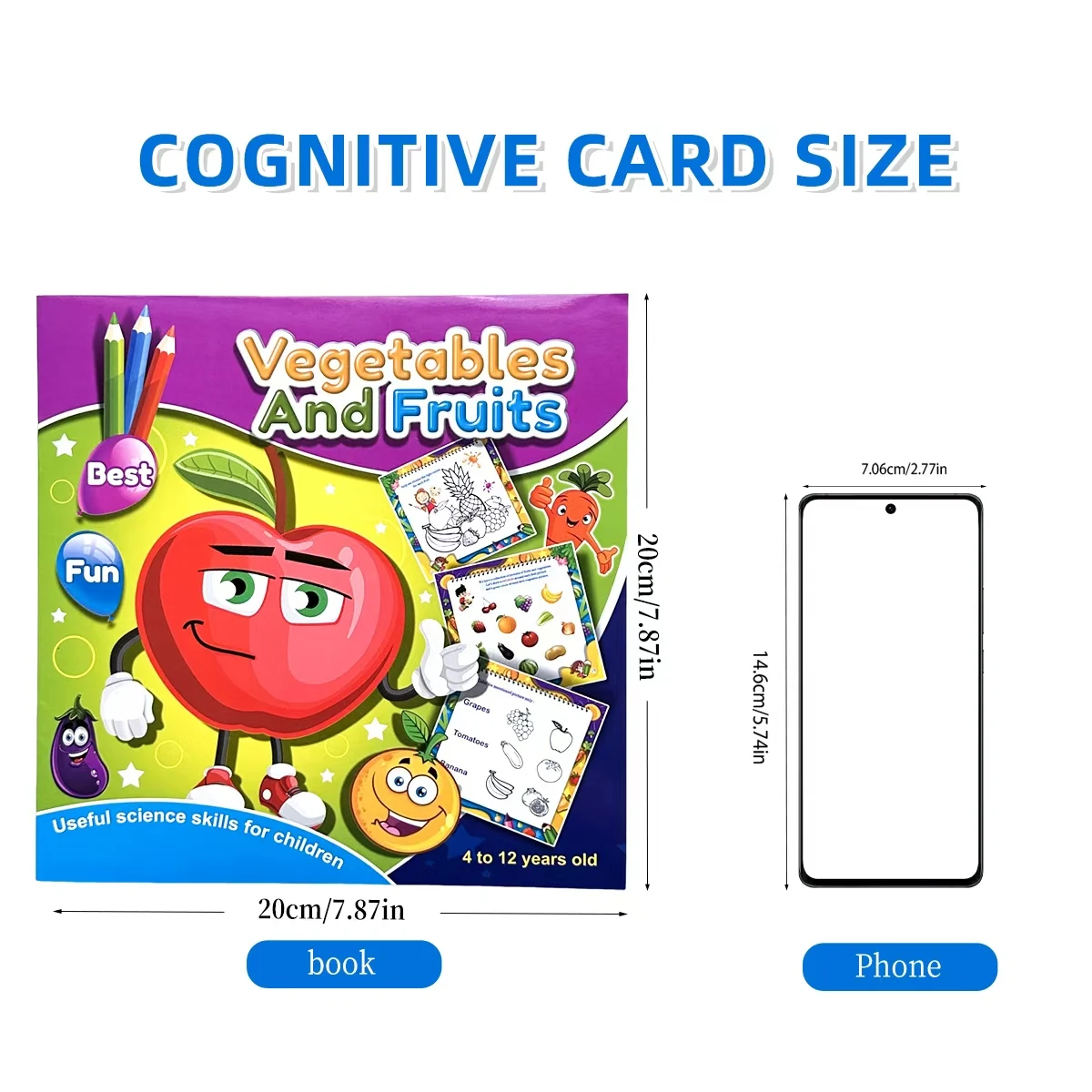 English coloring book, multi-functional puzzle book, preschool enlightenment, experience the fun of learning