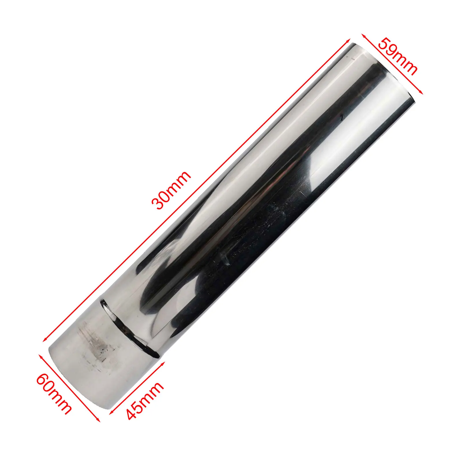 Flue Pipe Exhaust Pipe Chimney Lined Enlarged Diameter For Wood Stove Heat Resistant Rust Resistant Stainless Steel Brand New