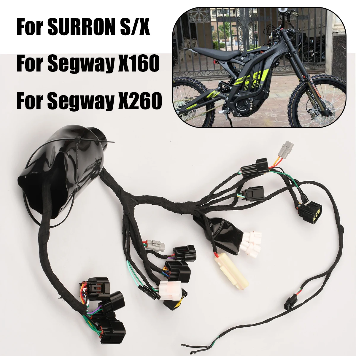 Для Surron Light Bee X Sur-ron LBX для Segway X160 X260 X 160 260 Полный основной провод в сборе Жгут проводов с электрической грязью