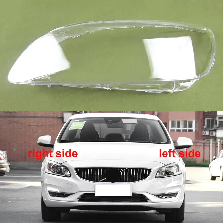 

For Volvo V60 S60 S60L 2014-2019 Front Headlight Cover Transparent Headlamp Lamp Shell Replace Original Lampshade Plexiglass