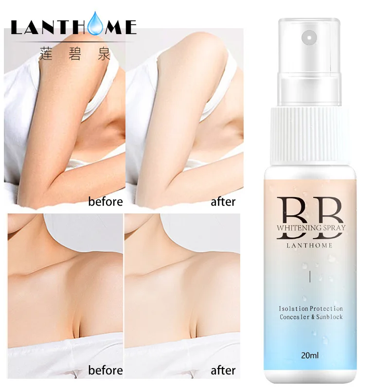 Whitening Hydraterende Basis Spray BB Cream Concealer Fleuren Gezicht Schoonheid Huidverzorging Foundation Make-up 20ml Cosmetica