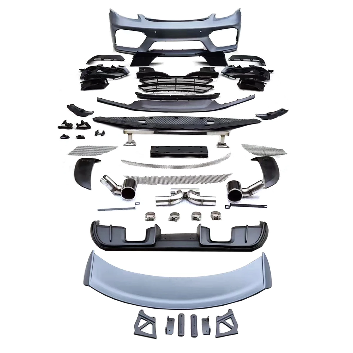

Good Performance and Price Bumper Body Kits for Porsche Cayman 718/981 Upgrade to GT4 Model.