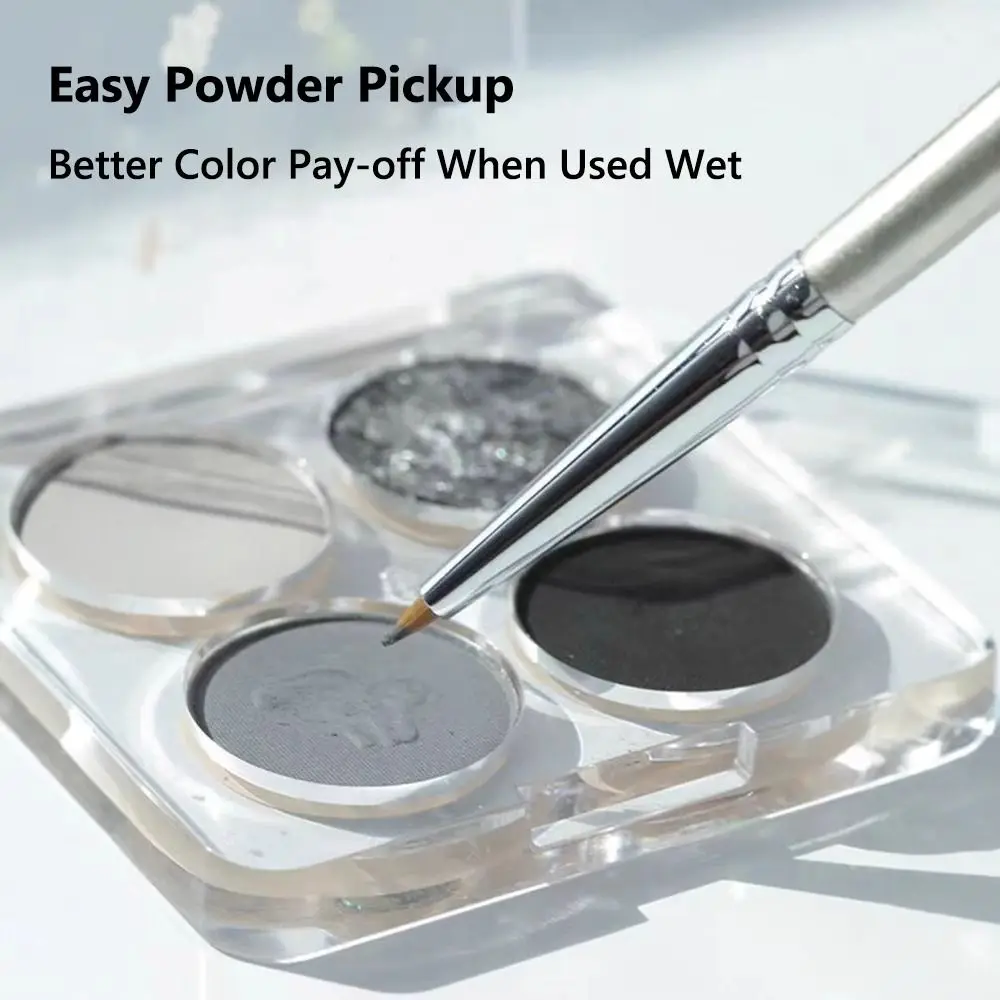 Ultrafeiner Eyeliner-Pinsel, abgewinkelte, gebogene Spitze, Eyeliner-Pinsel unter den Augen, platz präziser Detail-Concealer-Pinsel für Make-up