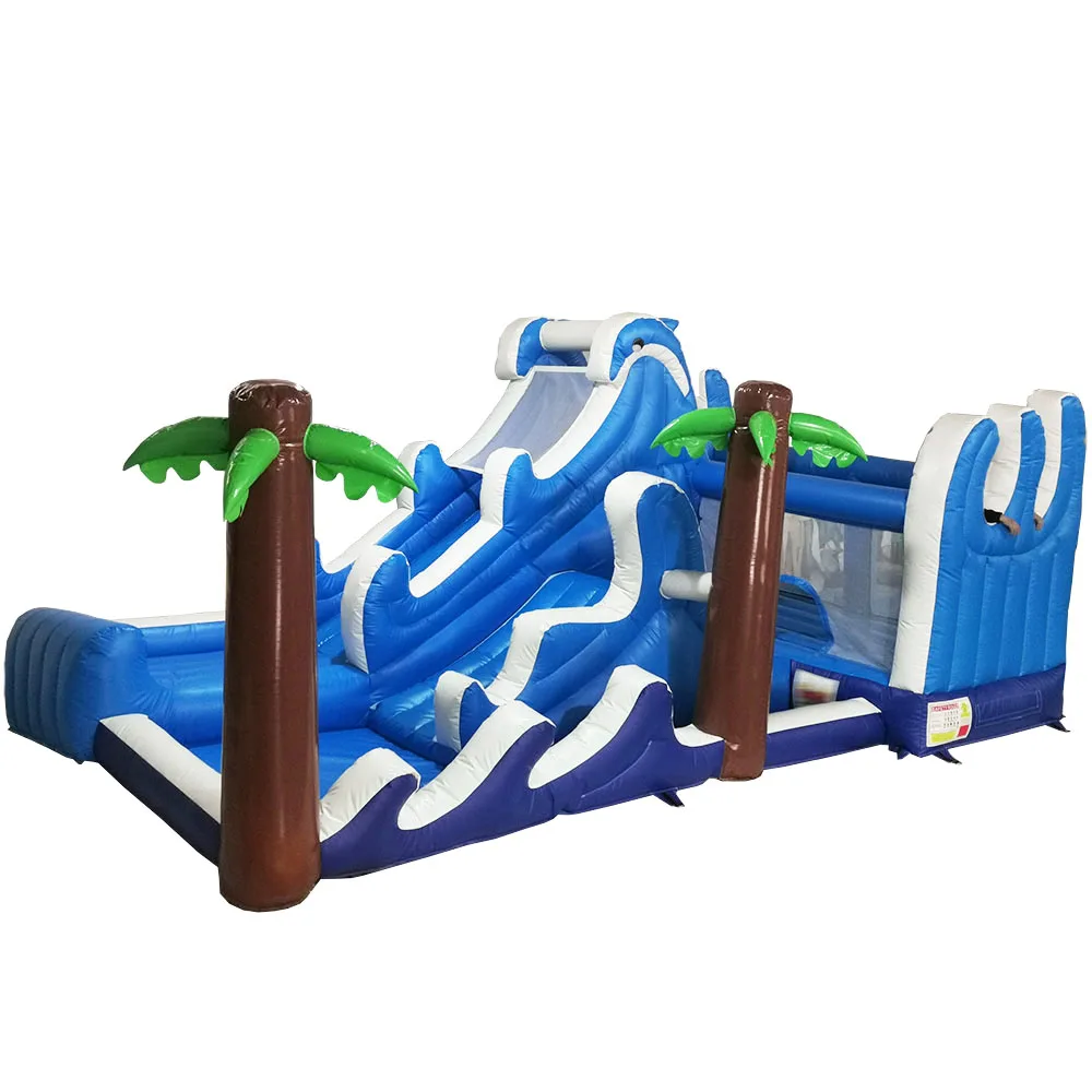 

Высококачественный, самый популярный коммерческий уличный большой надувной батут с горкой для детей